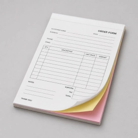 Bloco Offset 75g 10,5x15 cm - 100 folhas 3 vias